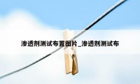 渗透剂测试布置图片_渗透剂测试布