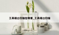 工具端口扫描在哪里_工具端口扫描